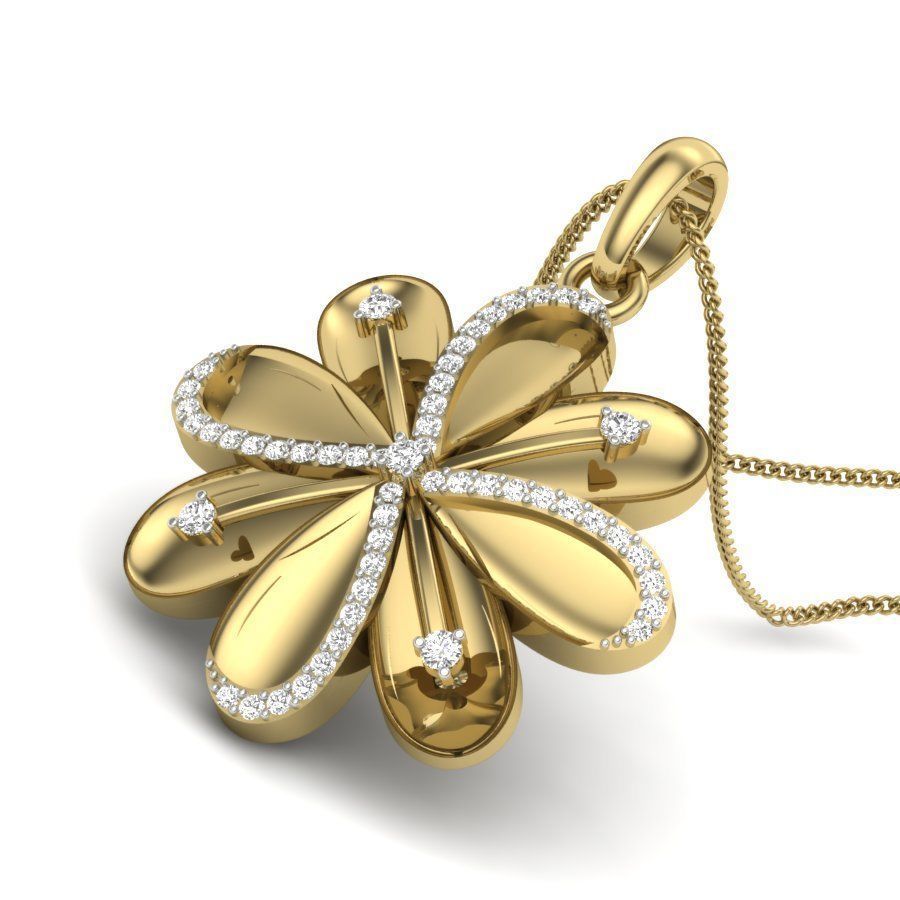 Women pendant 3dm render detail  3D print model_4