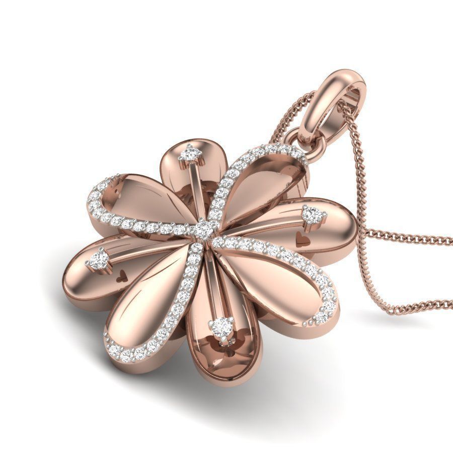 Women pendant 3dm render detail  3D print model_14