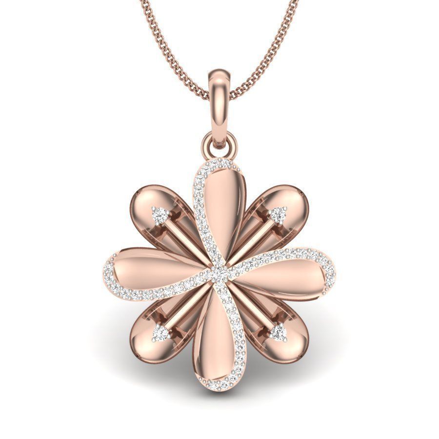 Women pendant 3dm render detail  3D print model_11