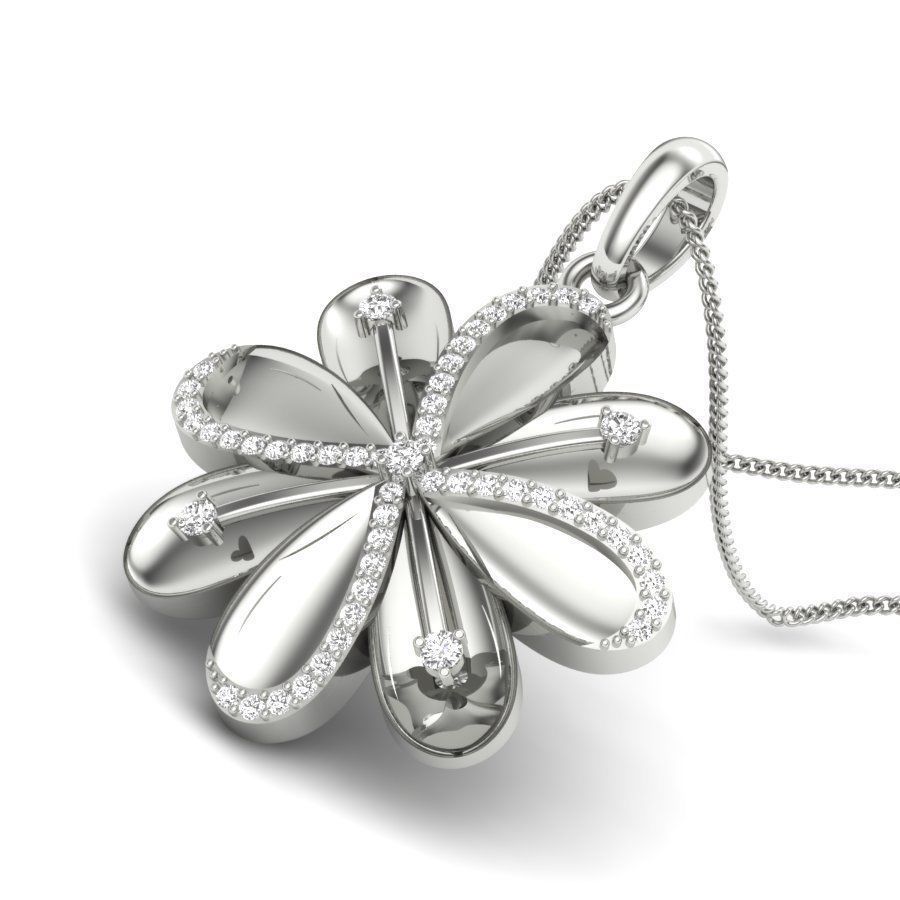 Women pendant 3dm render detail  3D print model_9