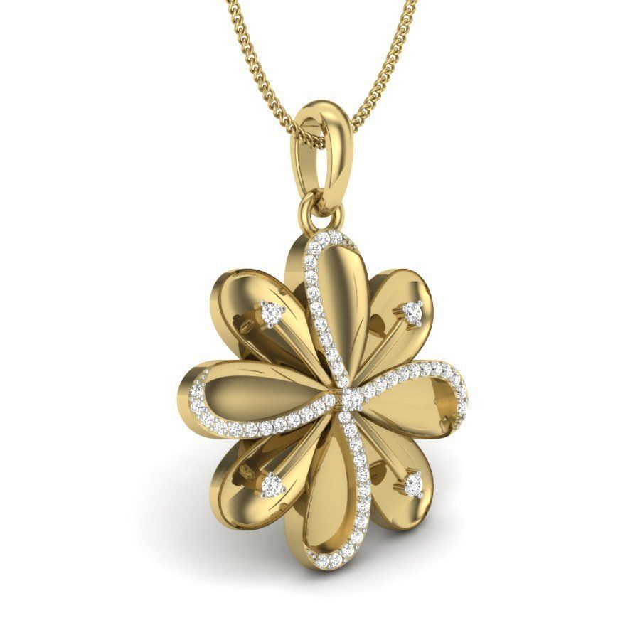 Women pendant 3dm render detail  3D print model_3