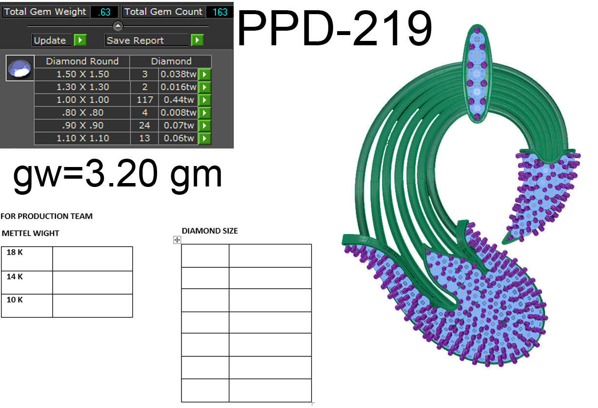 Women Pendant 3D print model_18