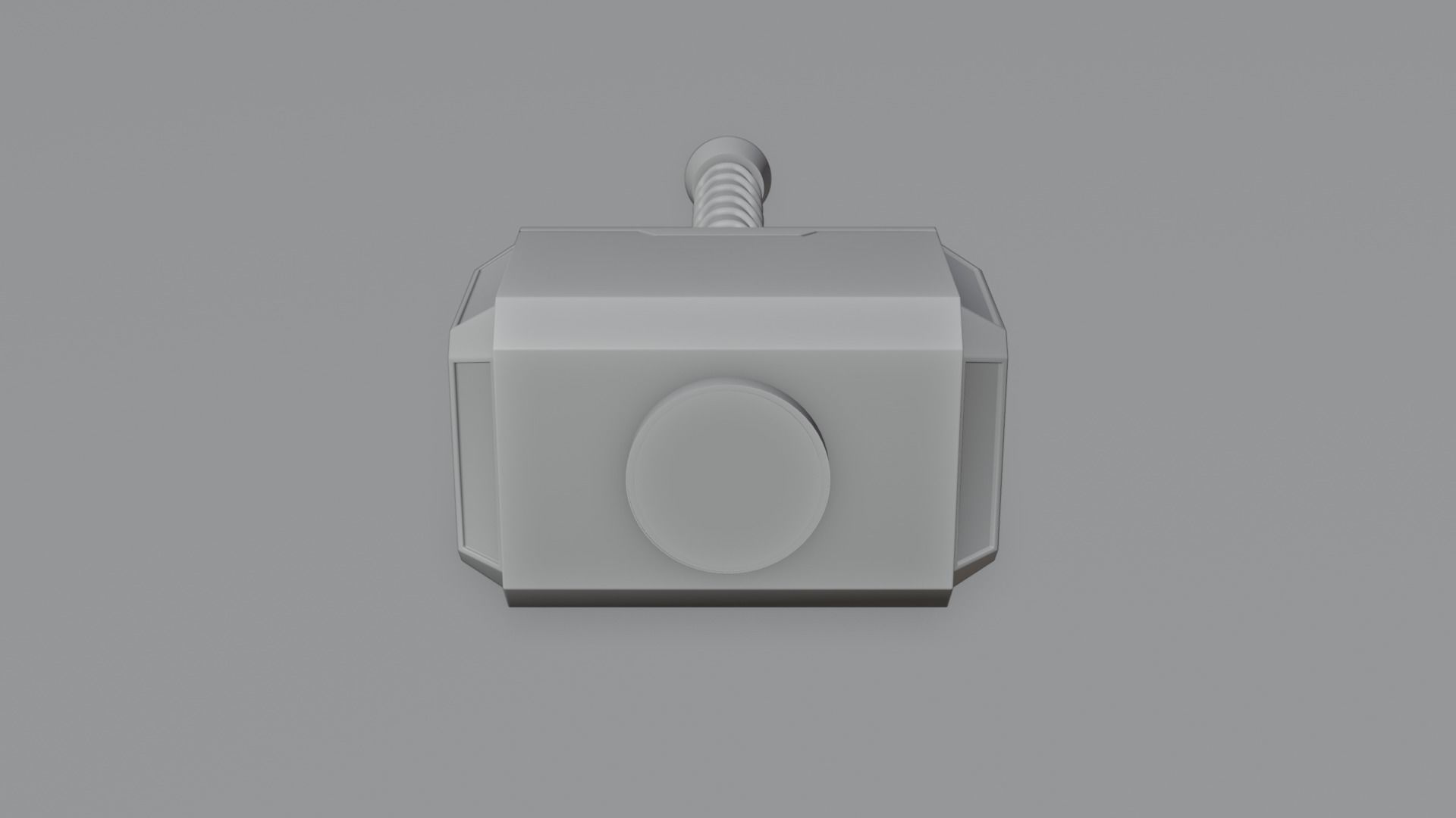 Thor hammer Mjolnir 3D model_7
