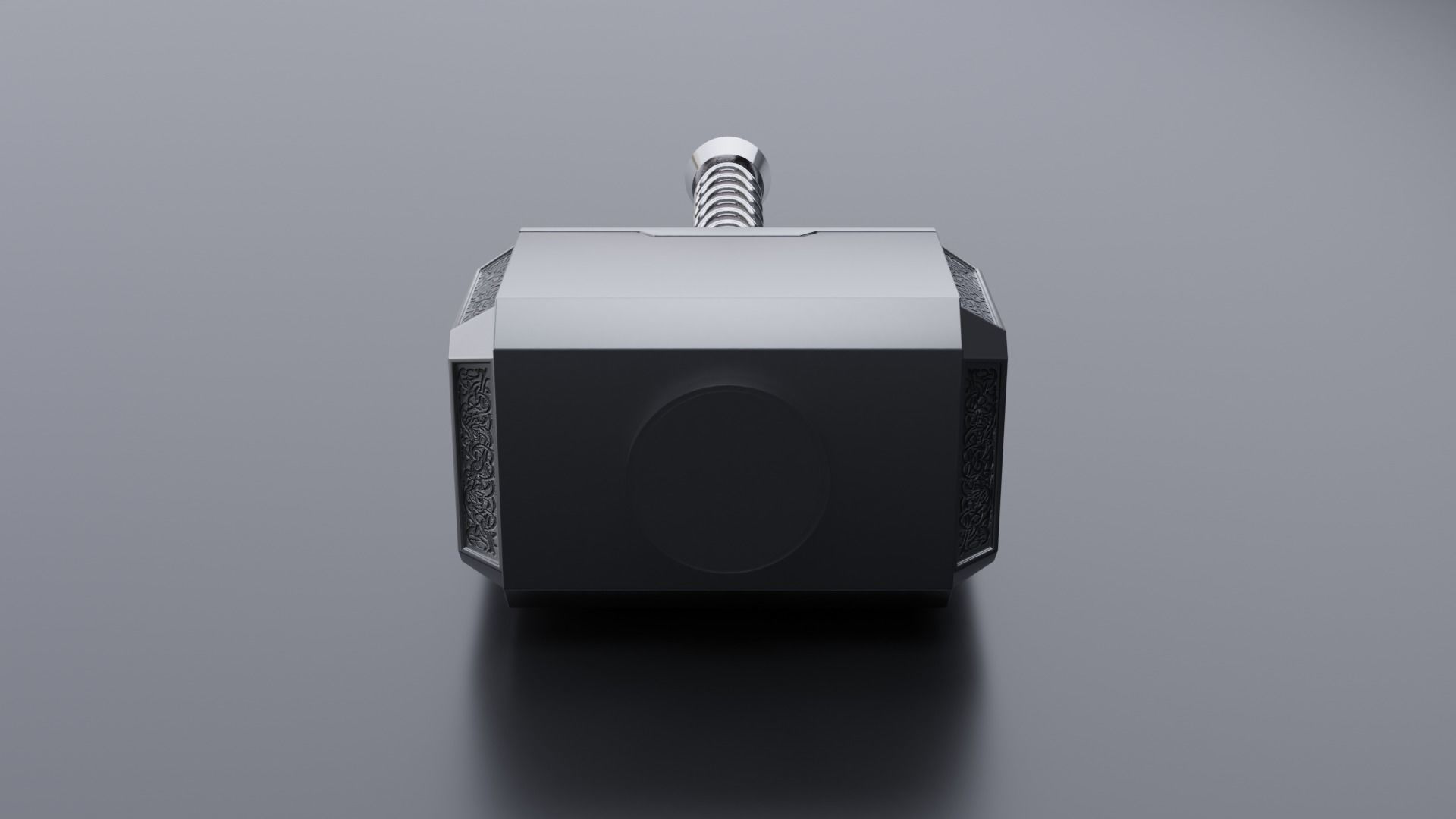 Thor hammer Mjolnir 3D model_2