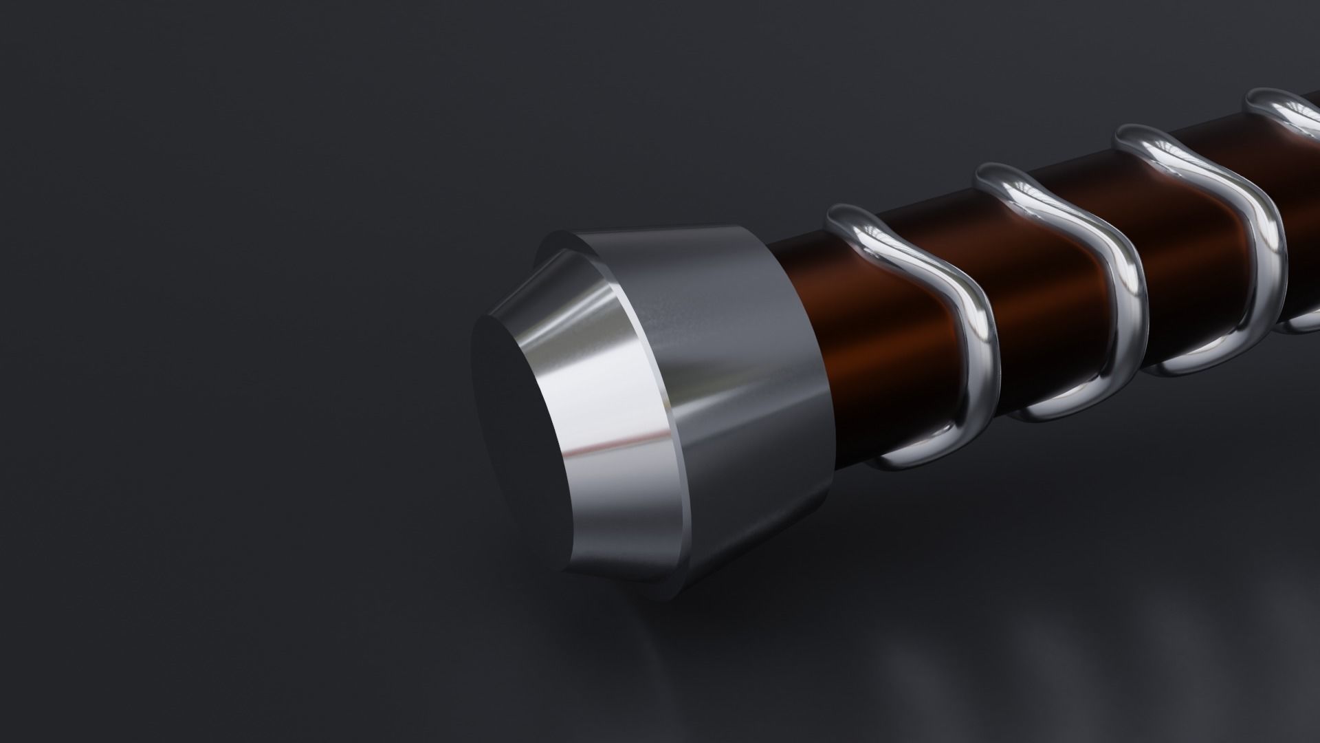 Thor hammer Mjolnir 3D model_3