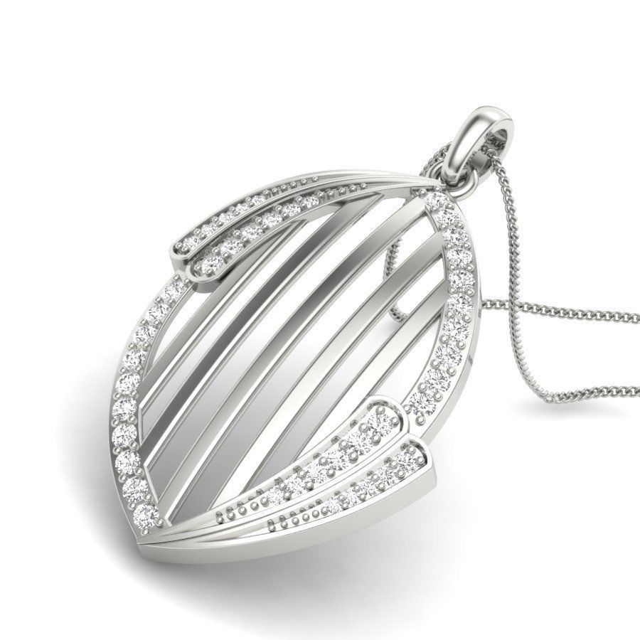 Diamond Pendant for Women 3D print model_16