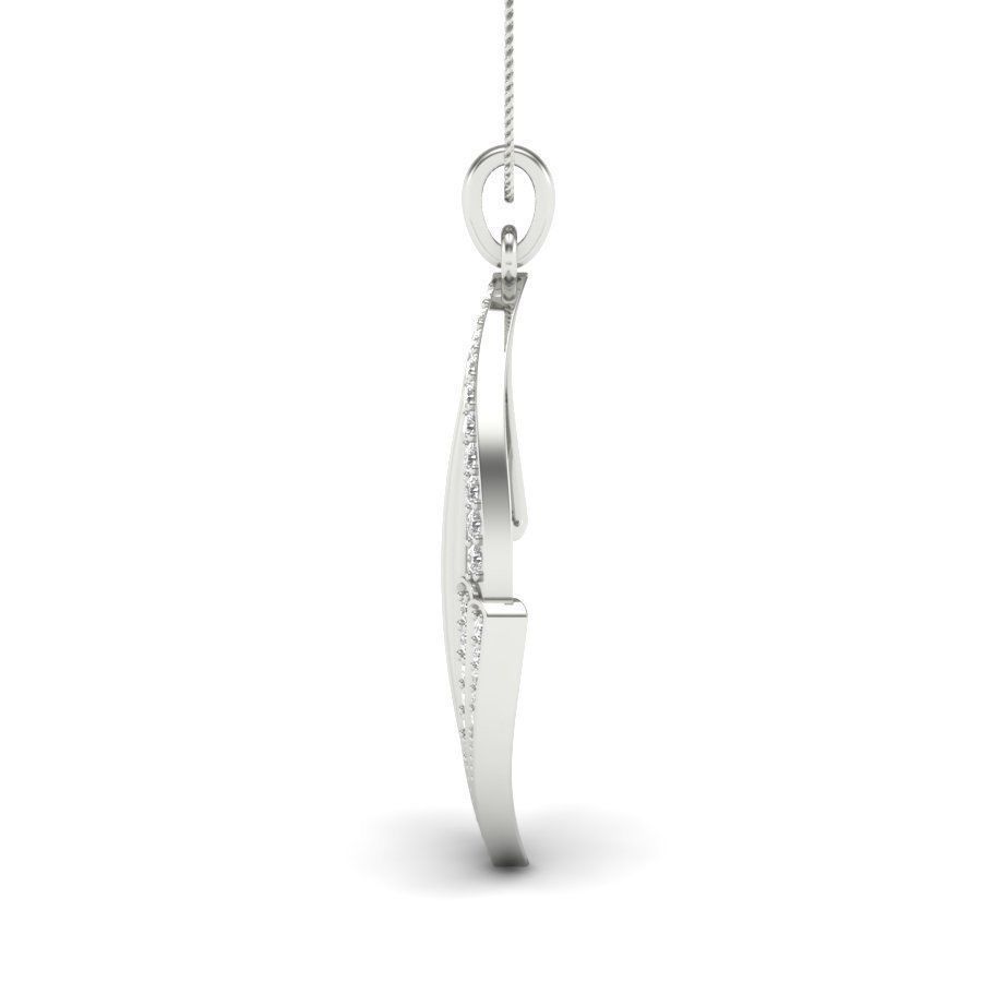 Diamond Pendant for Women 3D print model_15