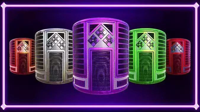 Unique Sci-Fi Material Generator Texture