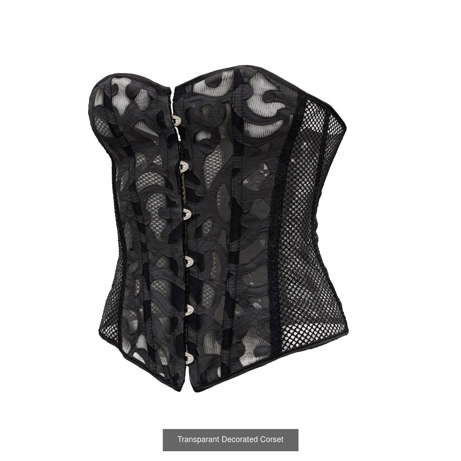 10 Corsets 3D Model Collection_13