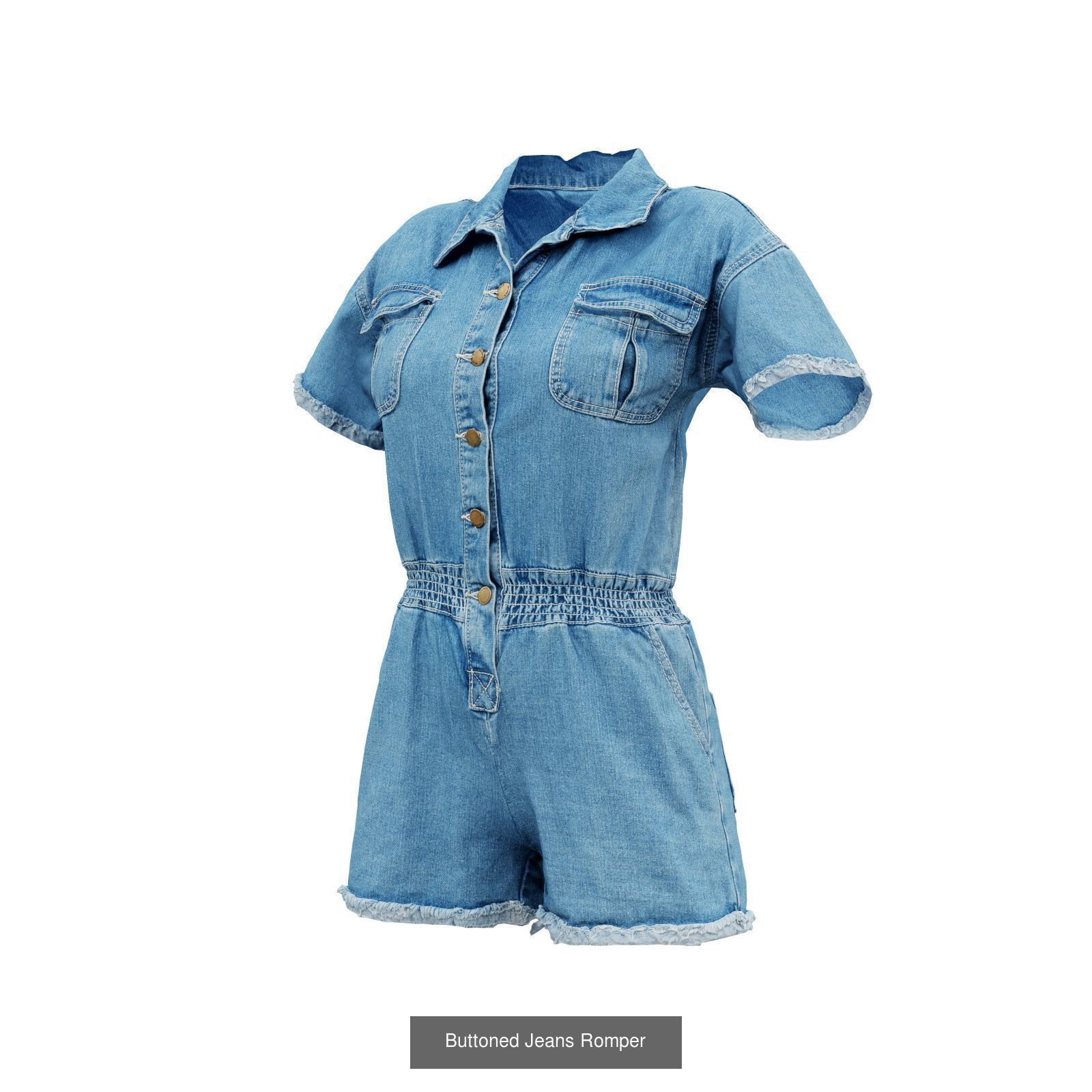 16 Combos Rompers and Swimsuits 3D Model Collection_14