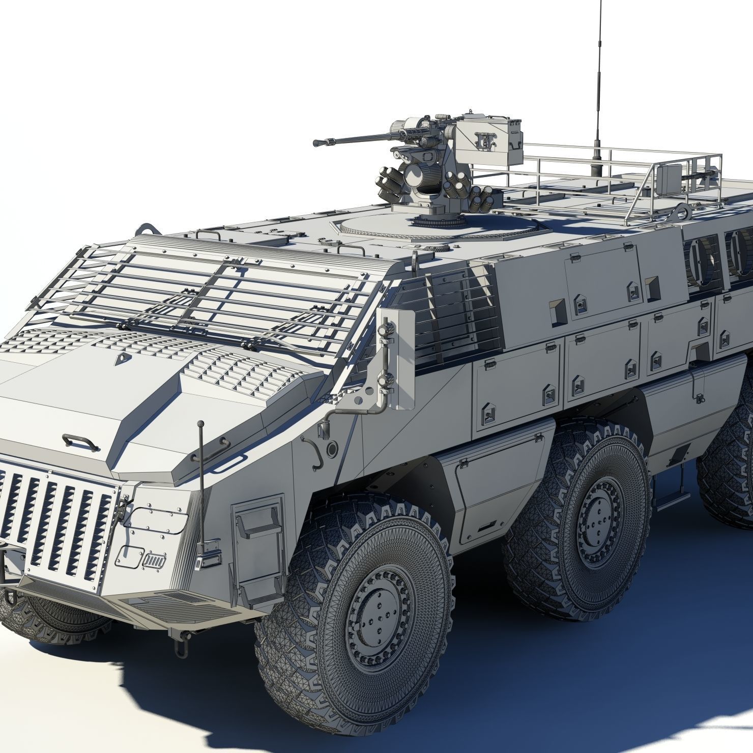 Mbombe 6x6 IFV 3D model_10