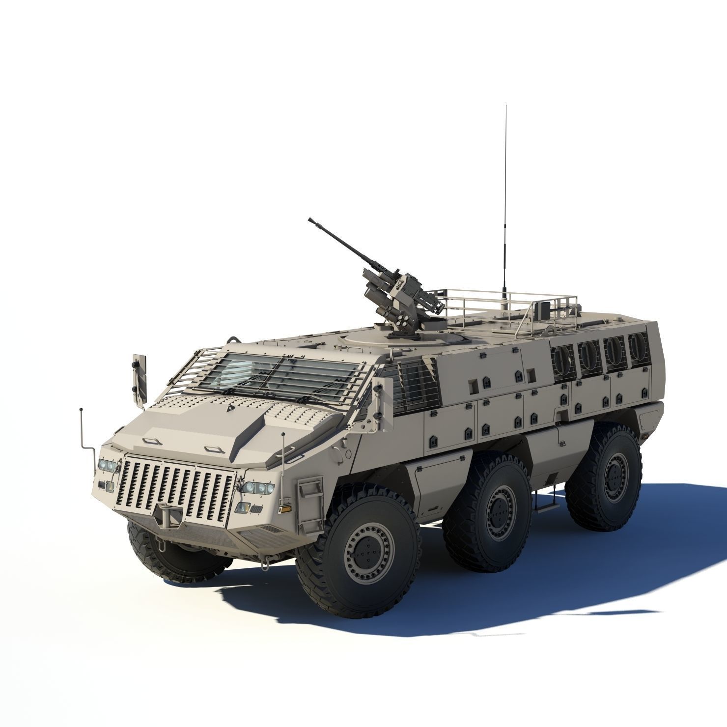 Mbombe 6x6 IFV 3D model_8