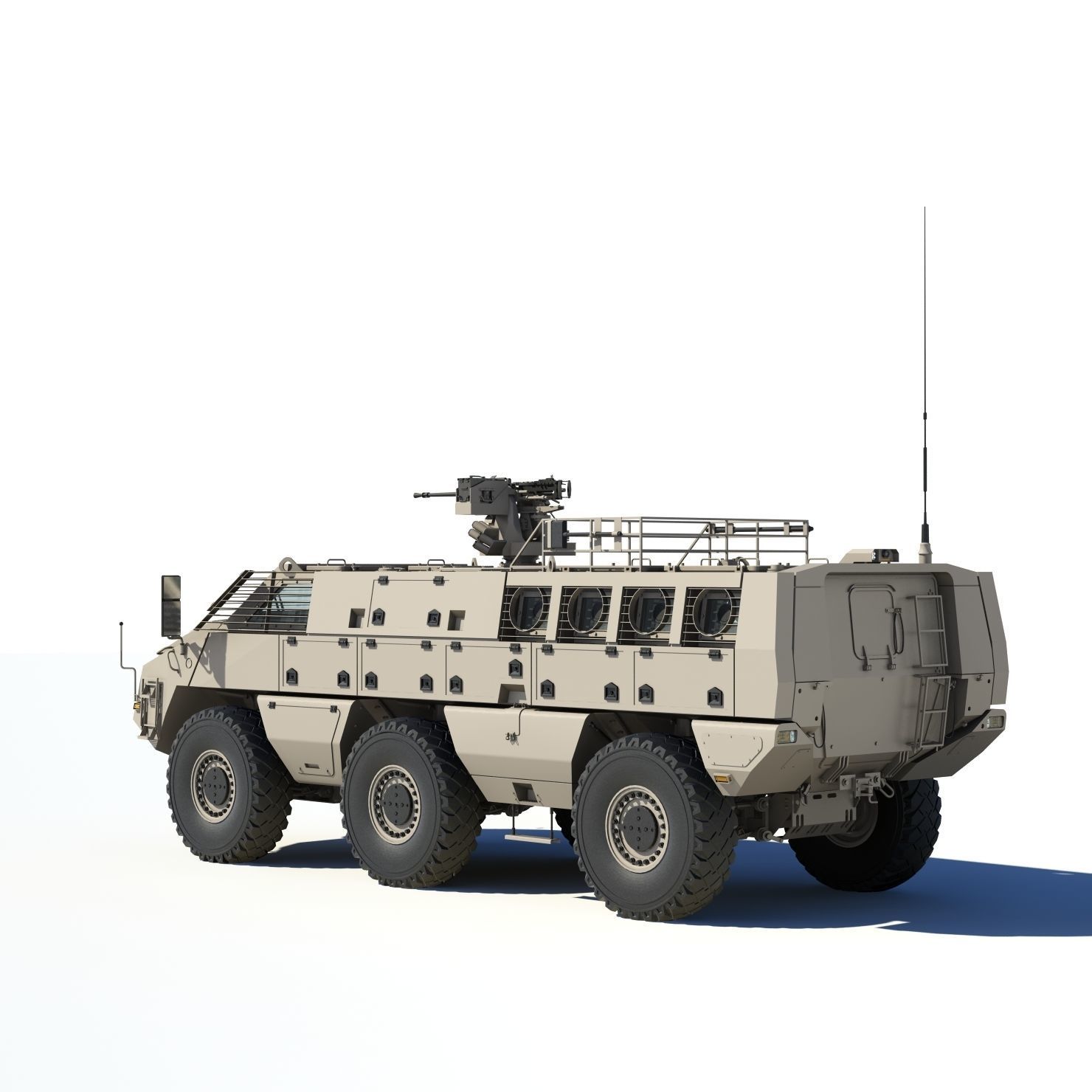 Mbombe 6x6 IFV 3D model_7