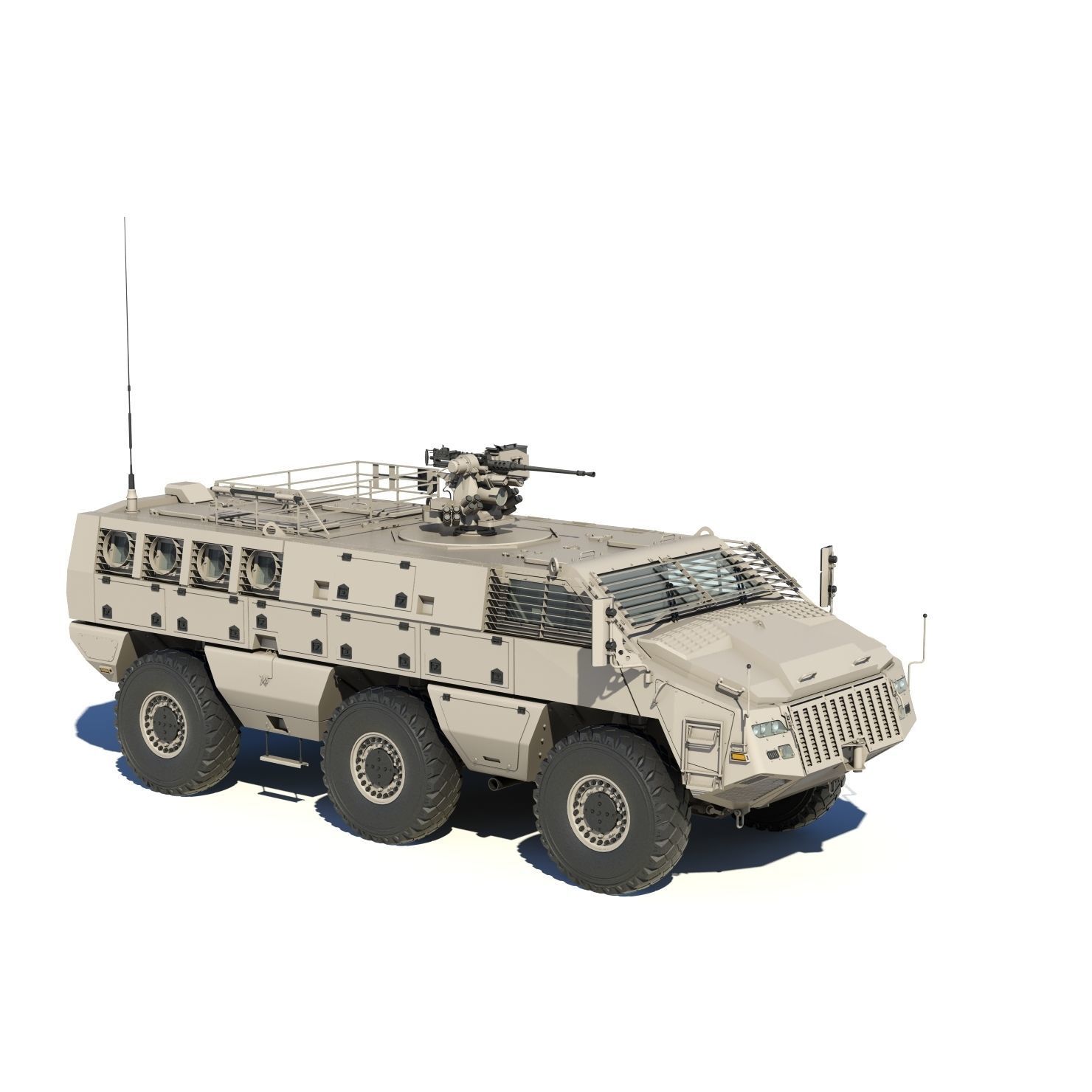 Mbombe 6x6 IFV 3D model_12