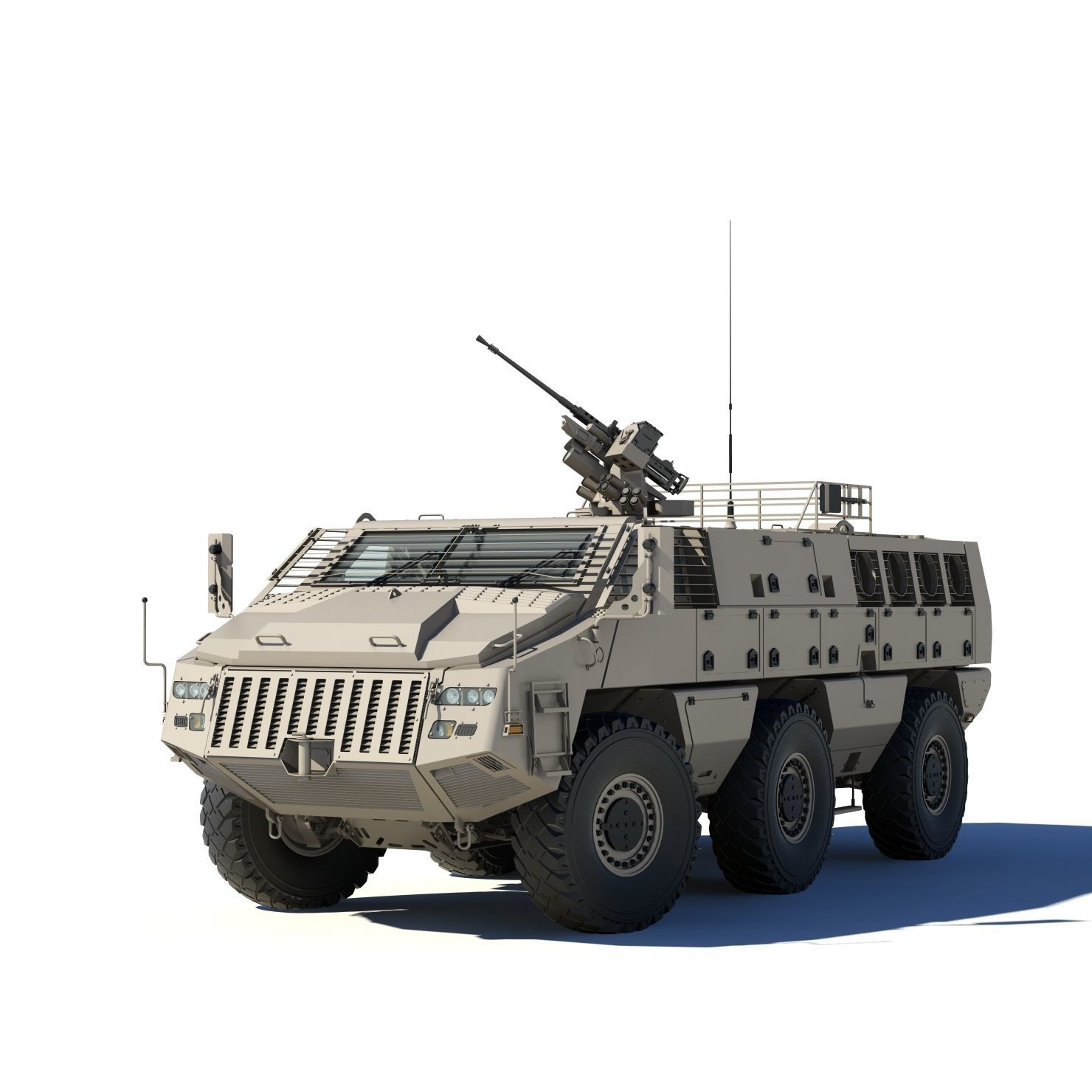Mbombe 6x6 IFV 3D model_5