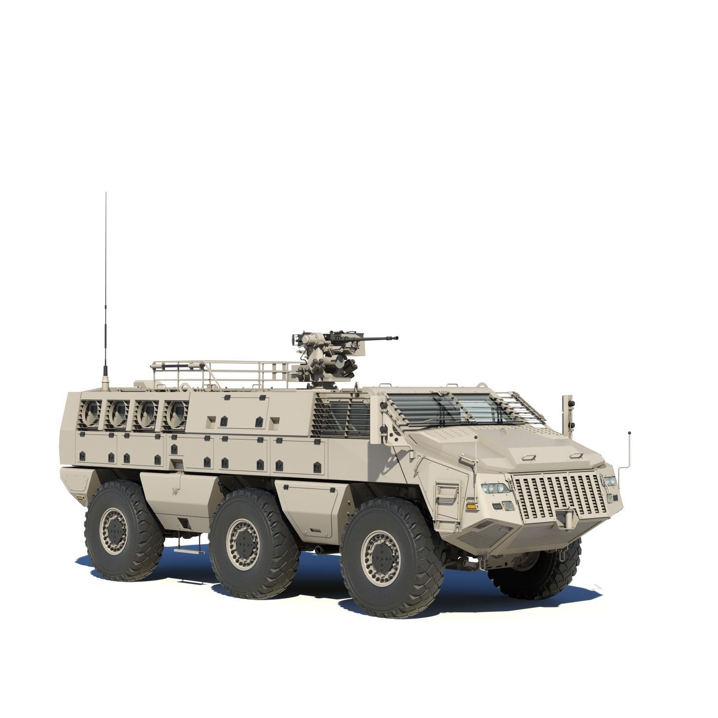 Mbombe 6x6 IFV 3D model_6