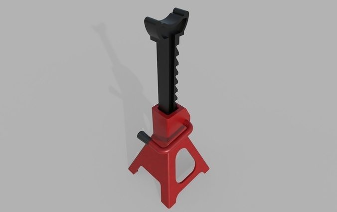 Jack Stand M1 Low-poly 3D model 7