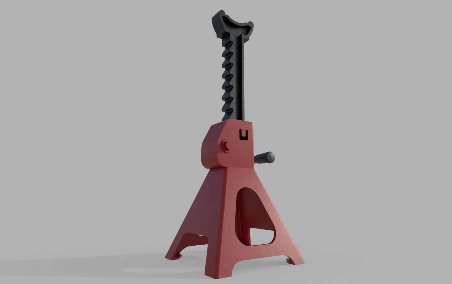 Jack Stand M1 Low-poly 3D model_15