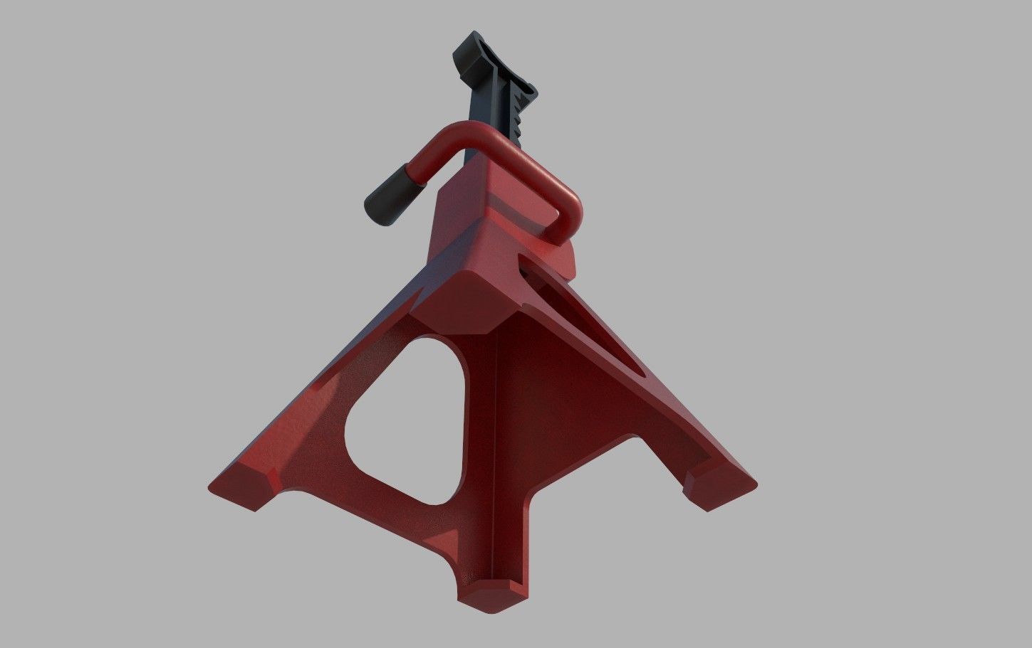Jack Stand M1 Low-poly 3D model_26