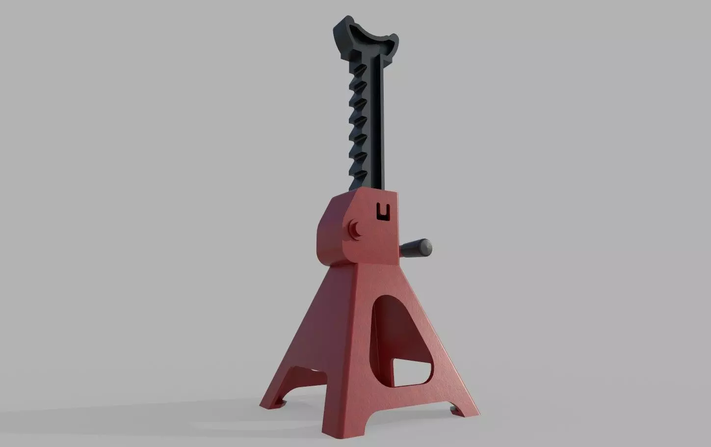 Jack Stand M1 Low-poly 3D model_0