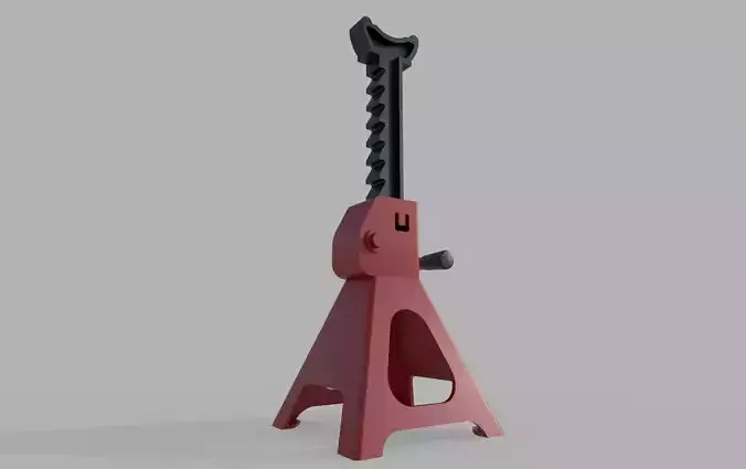 Jack Stand M1 Low-poly 3D model