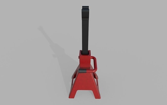 Jack Stand M1 Low-poly 3D model 6