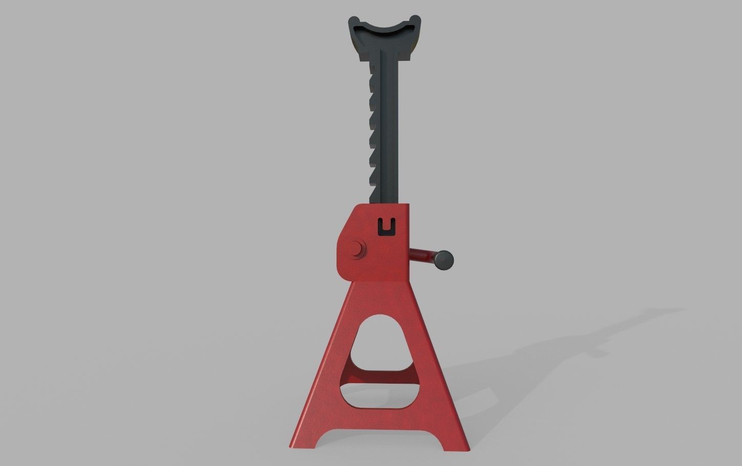Jack Stand M1 Low-poly 3D model_1
