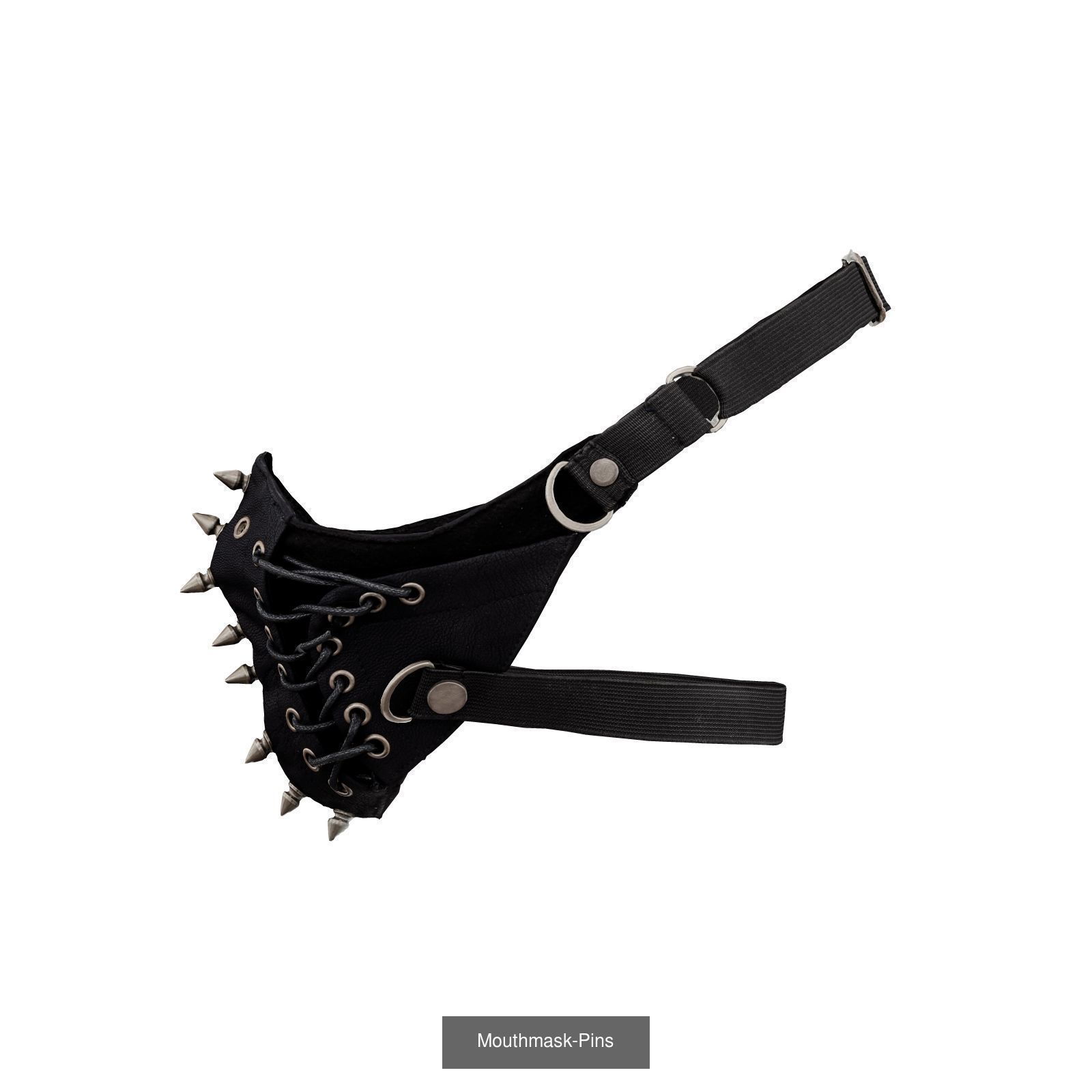 4 Mouth Masks 3D Model Collection_3