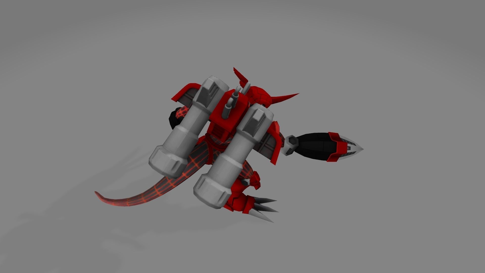 Chaosdromon dinosaur 3D print model_6