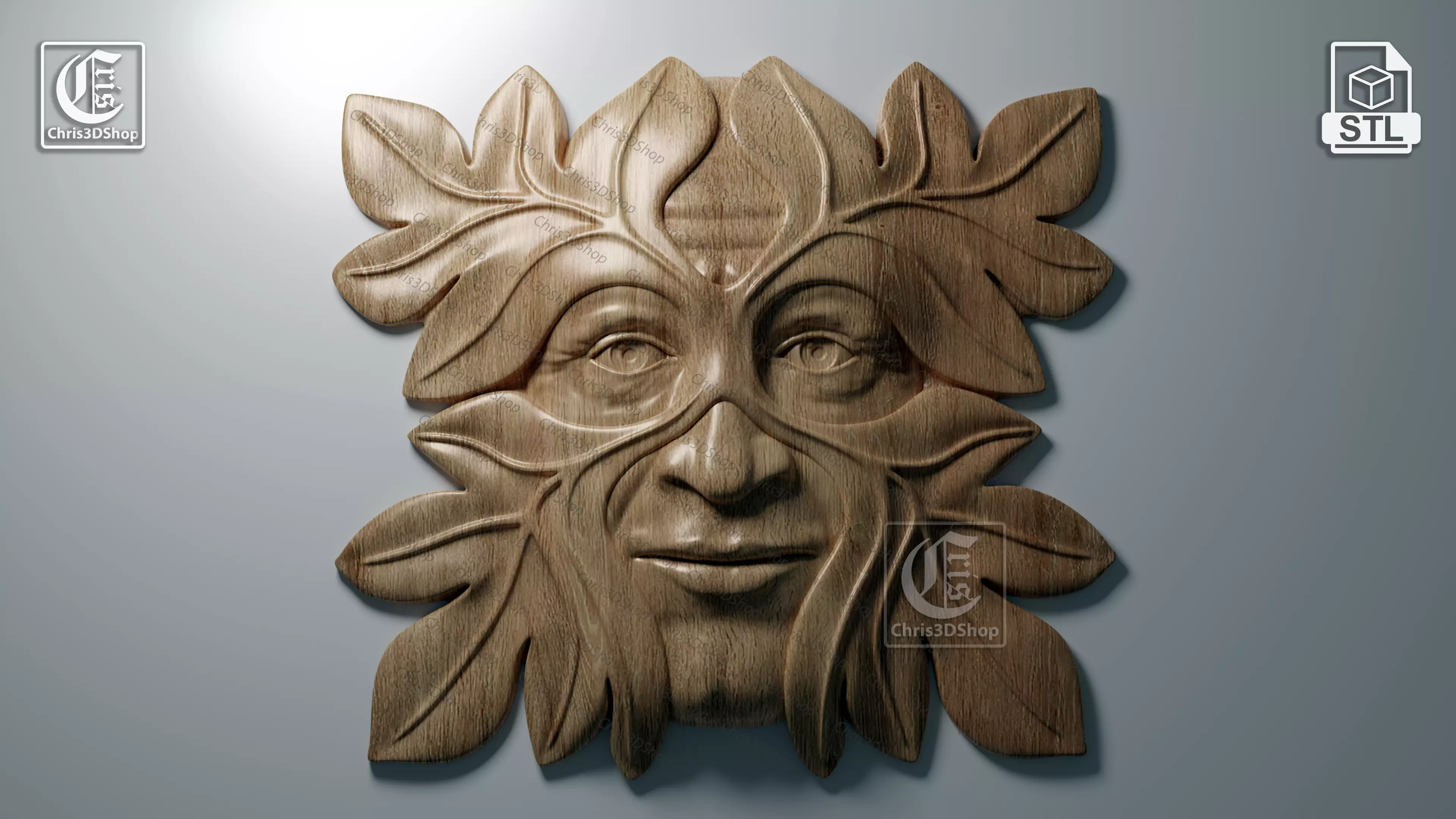 GreenMan - 3D STL Files for CNC 3D model