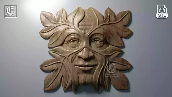 GreenMan - 3D STL Files for CNC 