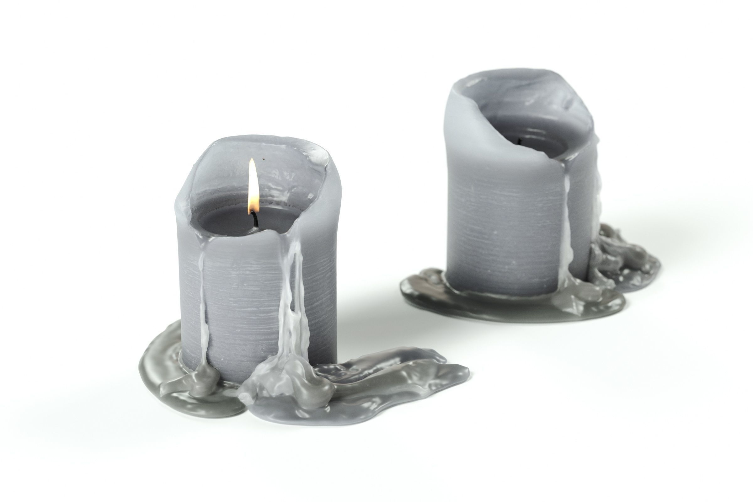 POLYPASTA - candle blue used 01 3D model_2