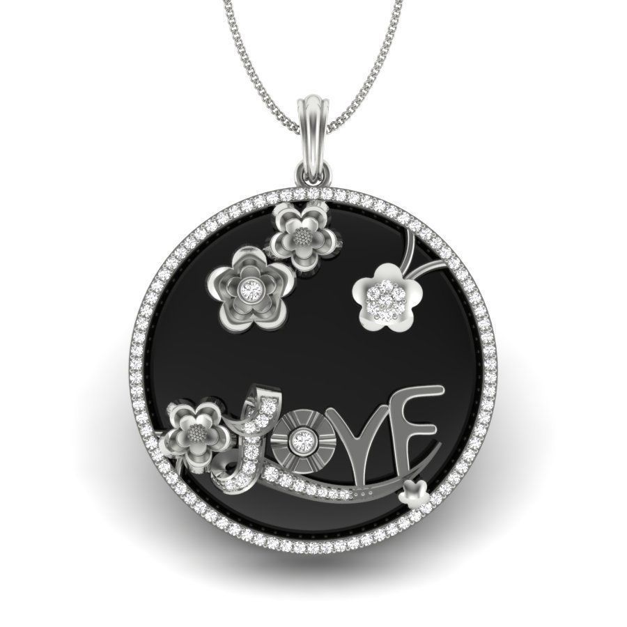 Love pendant 3dm render detail 3D print model_13