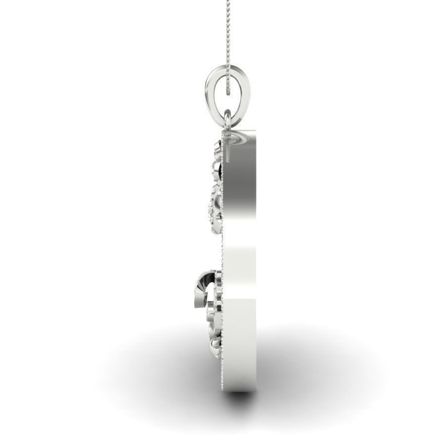 Love pendant 3dm render detail 3D print model_15