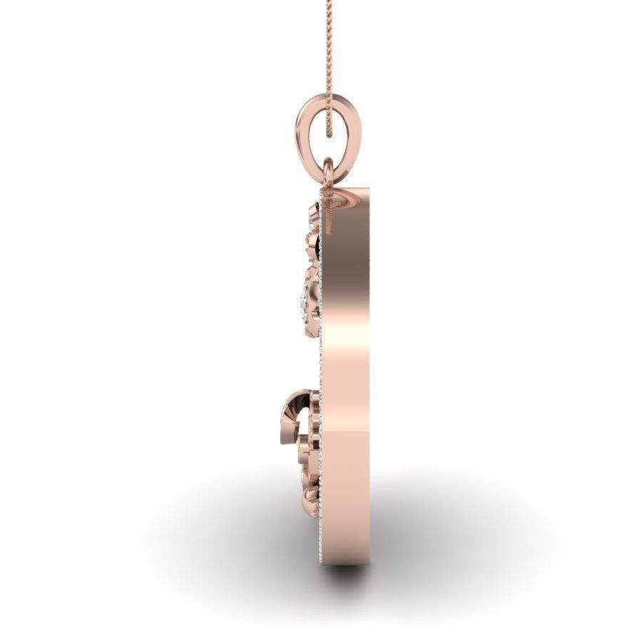 Love pendant 3dm render detail 3D print model_10