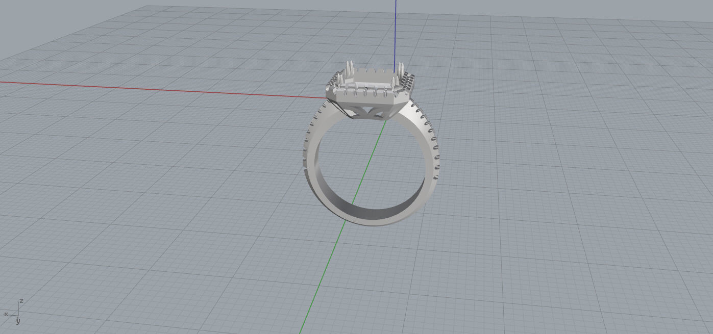 Rings wedding ring 3D print model_10