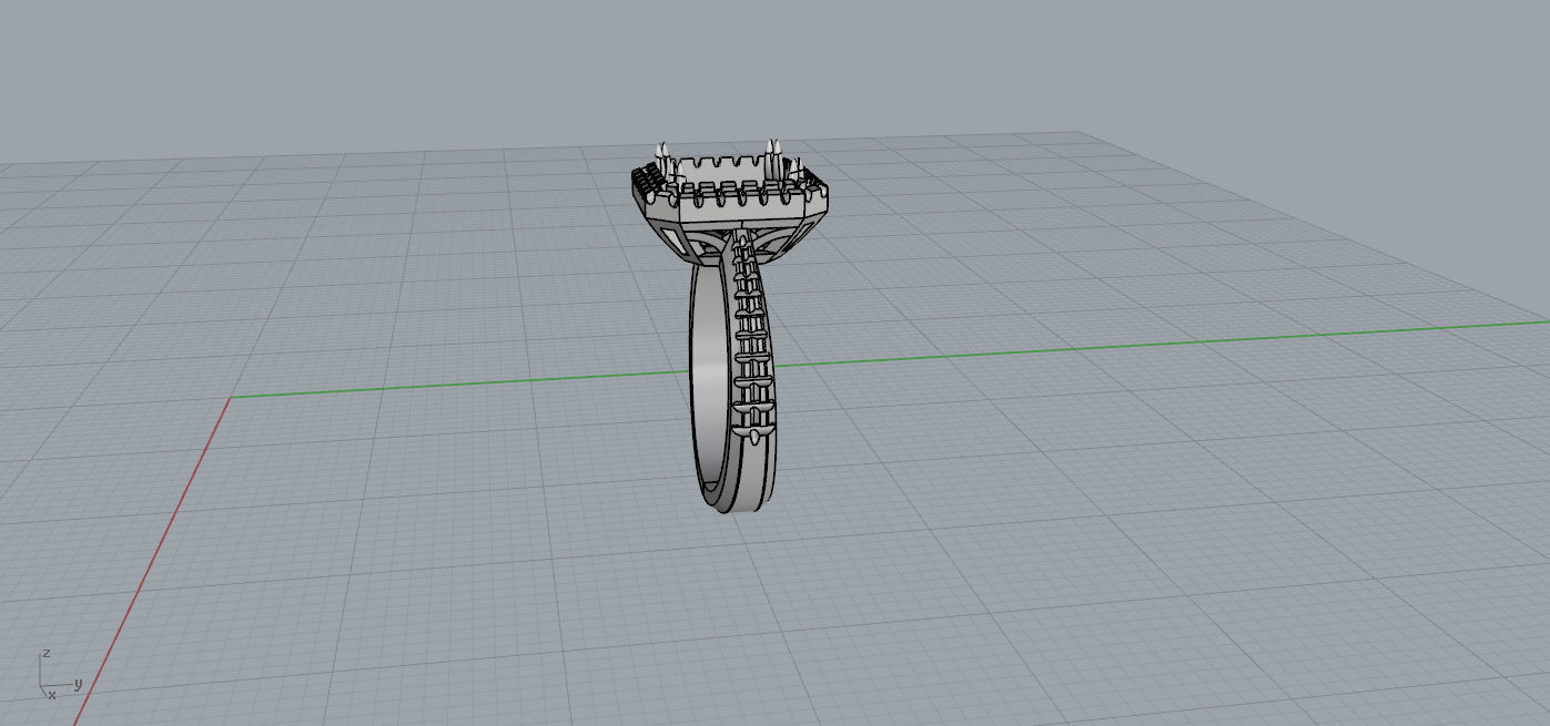 Rings wedding ring 3D print model_7