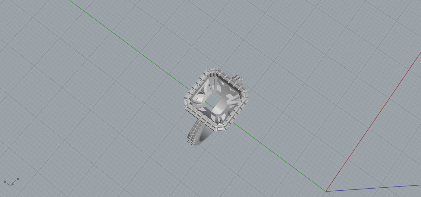 Rings wedding ring 3D print model_9