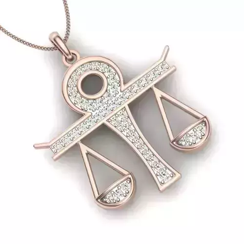 Pendant 3dm render detail 3D gold plated key