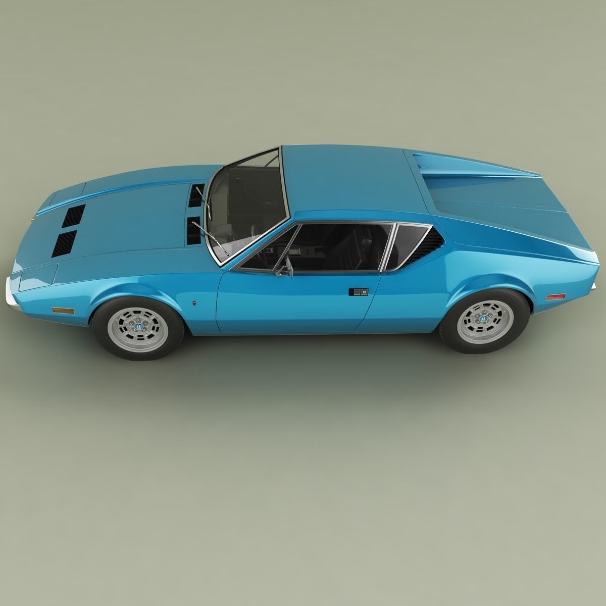 De Tomaso Pantera 1972 3D model_6