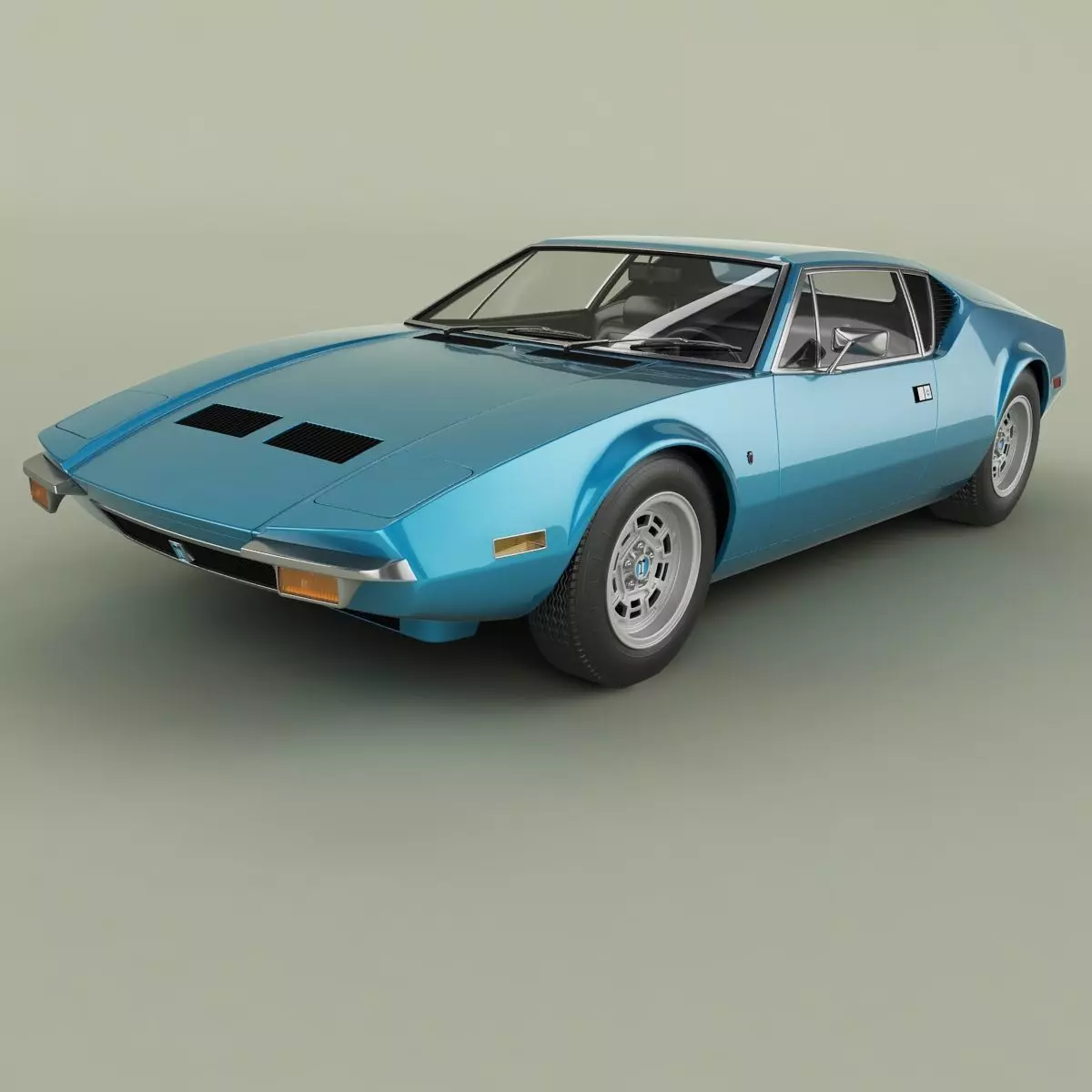 De Tomaso Pantera 1972 3D model_0