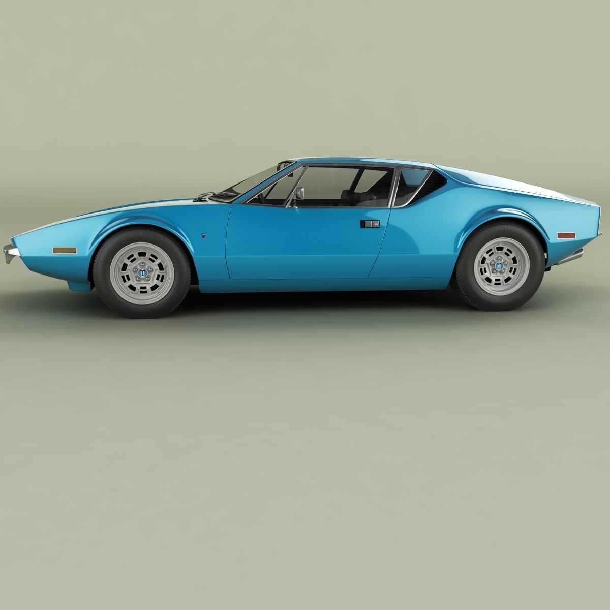 De Tomaso Pantera 1972 3D model_1