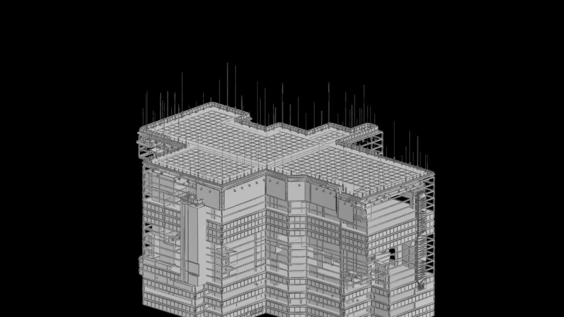 Sci-Fi Cyberpunk Futuristic City Skyscraper Building  67 3D model_6