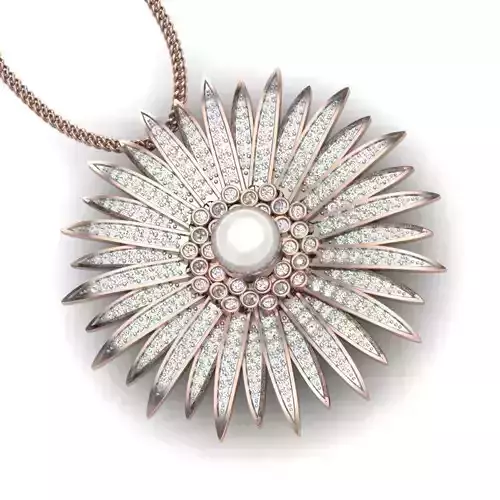 Women pendant 3dm render detail 