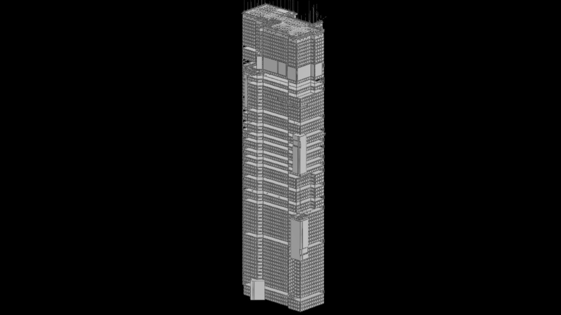 Sci-Fi Cyberpunk Futuristic City Skyscraper Building 32 3D model_6