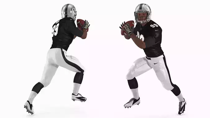 Las Vegas Raiders American Football Player Running the Ball Fur