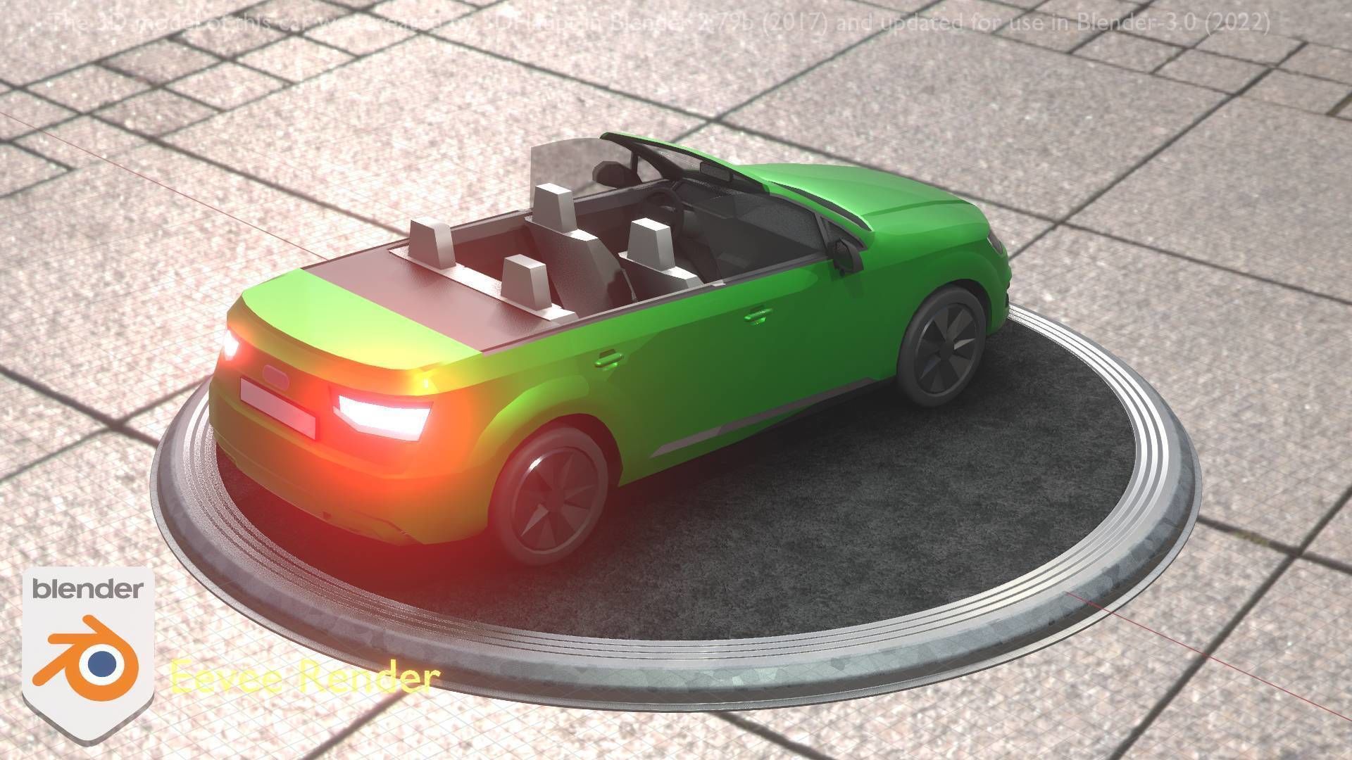 City Cars All Types A B C D E Green 3D Model Collection_53