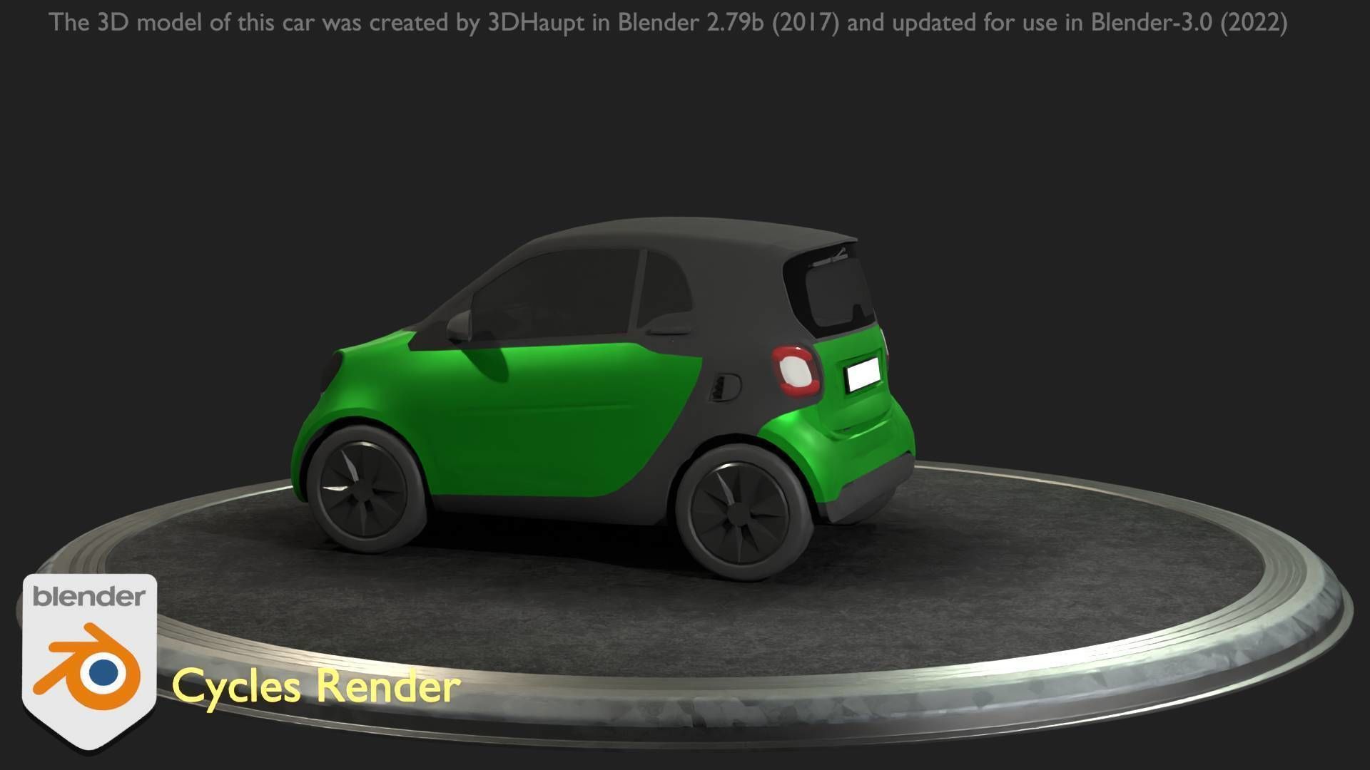 City Cars All Types A B C D E Green 3D Model Collection_91