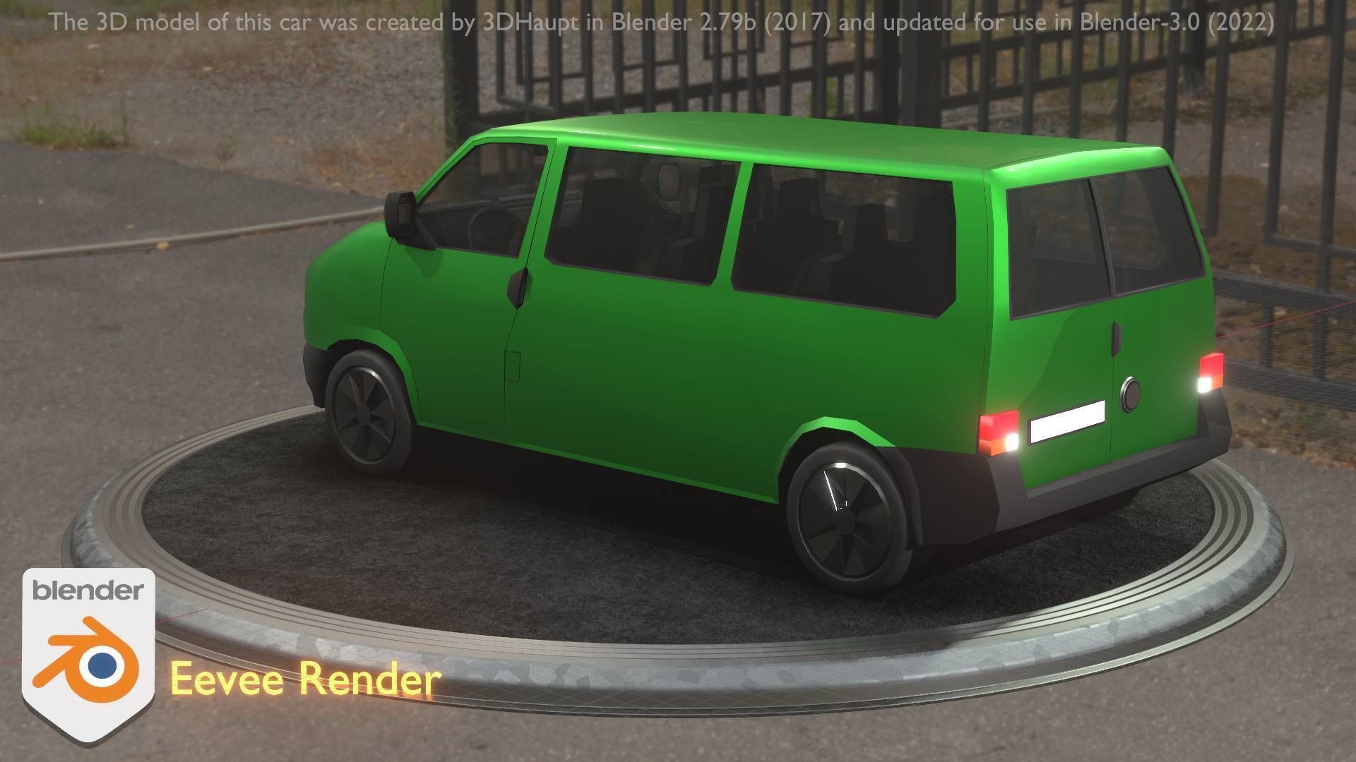 City Cars All Types A B C D E Green 3D Model Collection_42