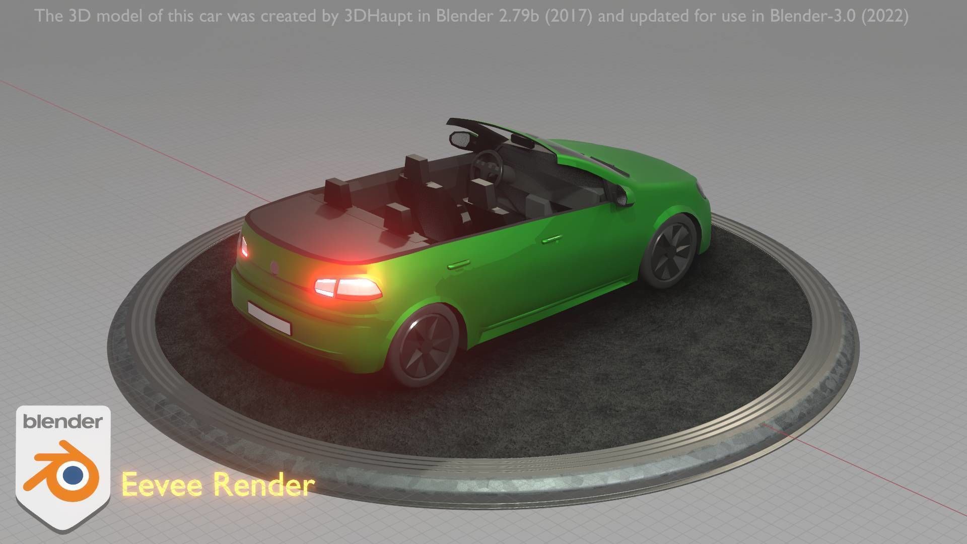 City Cars All Types A B C D E Green 3D Model Collection_12